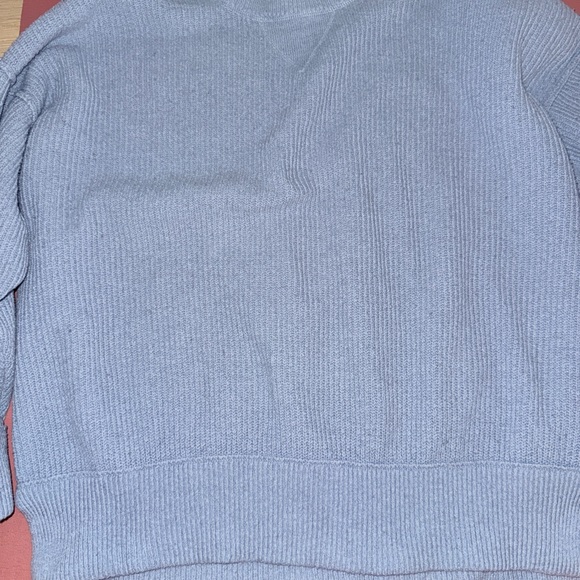 Aerie size small oversized Soft Blue Crew Neck Sweater - Picture 11 of 12